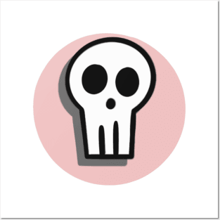 Small Skull Icon Posters and Art